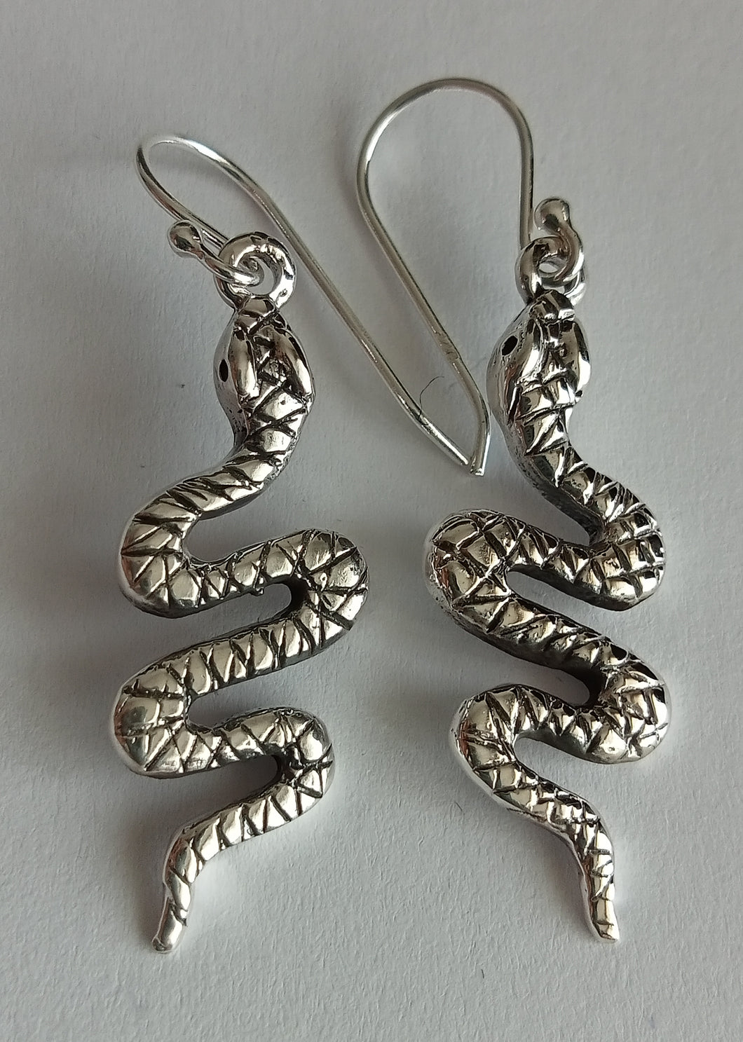 Coiled Snake Earrings