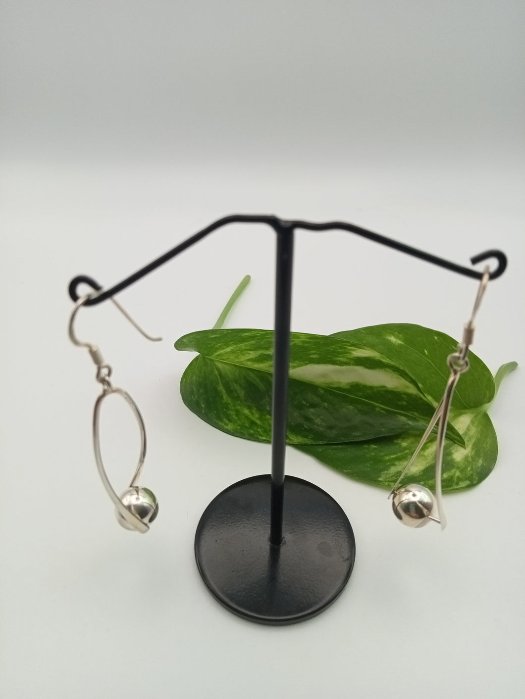 Cradled Ball Earrings
