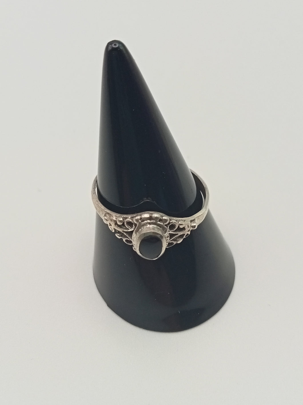 Amethyst Decorative Silver Ring