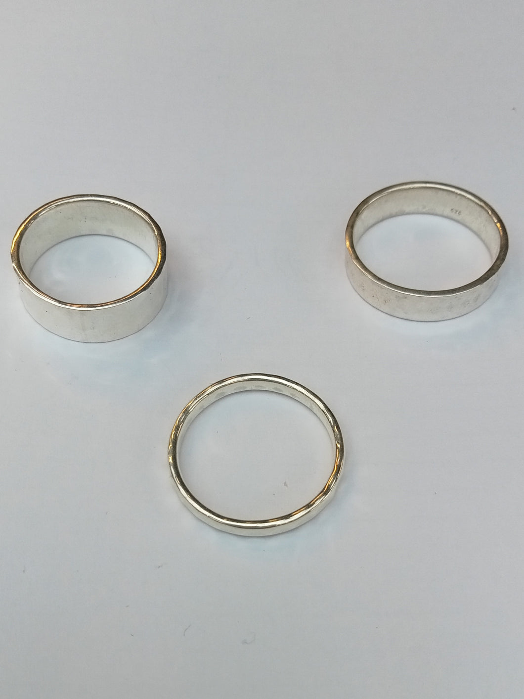 Hammered Band Rings