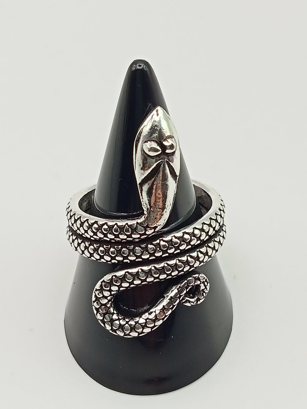 Large Coiled Snake Ring