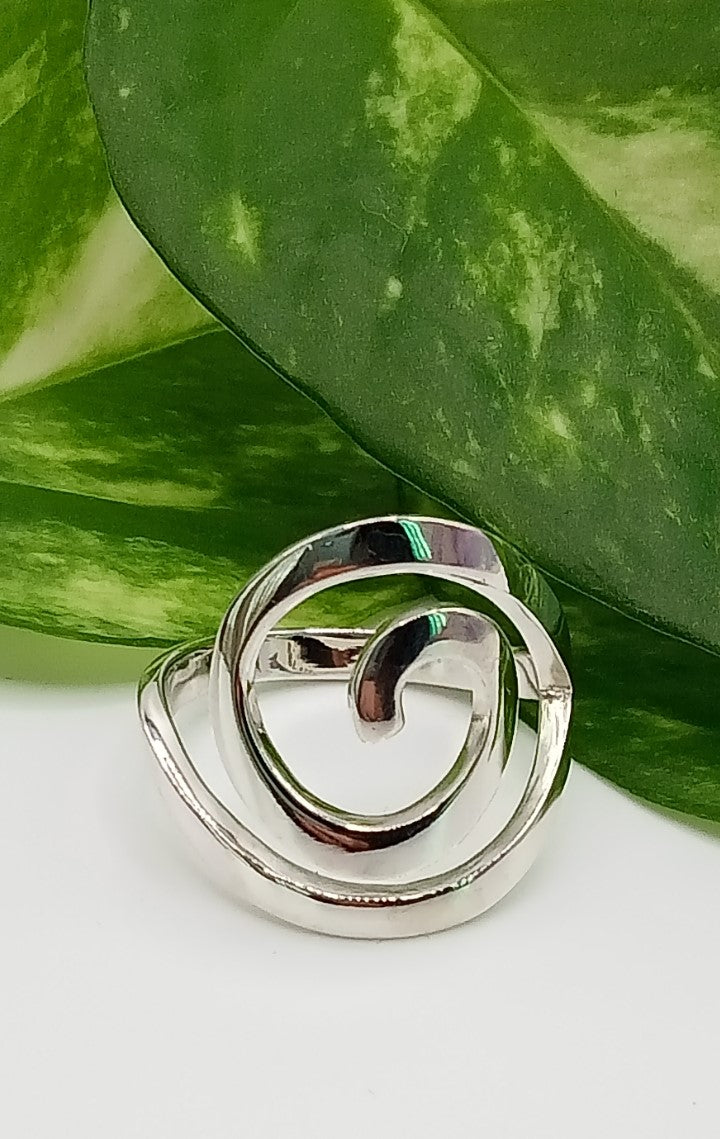 Large Spiral Ring